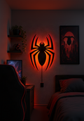Spider Inspired LED Wall Light | 3D Printed Wall Decor