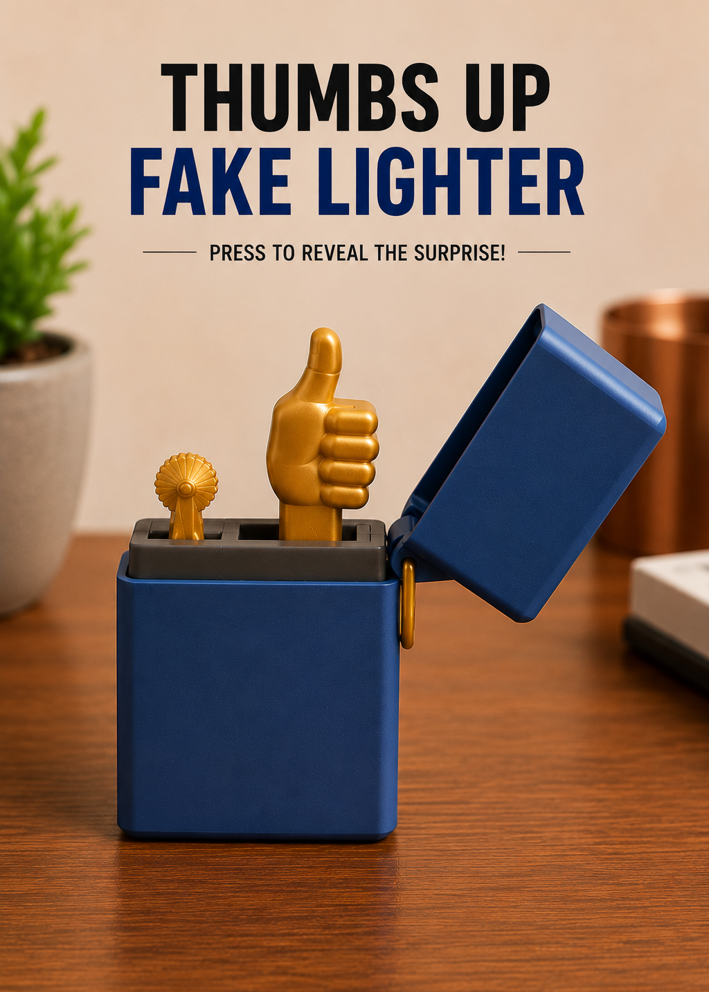 Layers Monk | Surprise Pop-Up Fake Lighter | 3D Printed