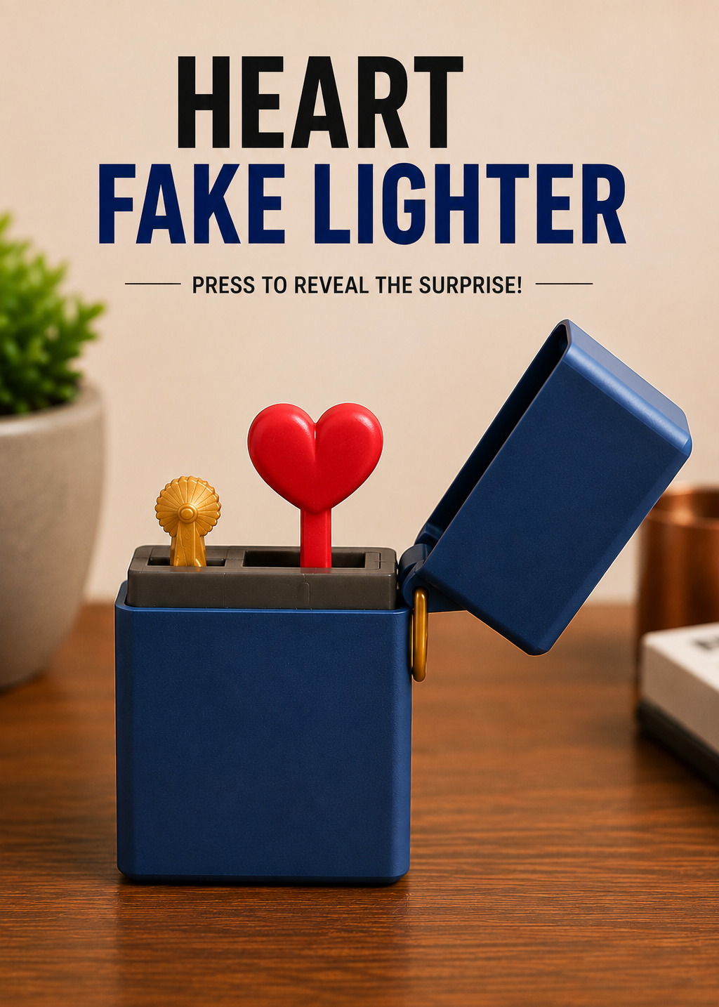 Layers Monk | Surprise Pop-Up Fake Lighter | 3D Printed