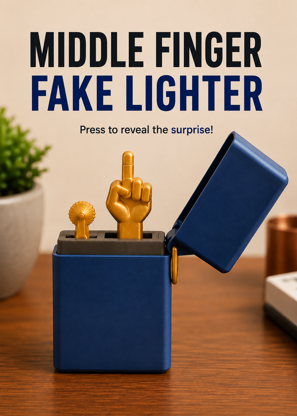 Layers Monk | Surprise Pop-Up Fake Lighter | 3D Printed